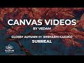 Glossy autumn by Shiihashi Kazuko 椎橋 和子 | Japanese Art | Canvas Videos by Vedam | Surreal