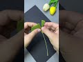 A piece of ginkgo leaf makes a bird with flapping wings. Creative handicraft. Handmade diy. Pare