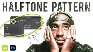 How to Create HALFTONE EFFECT in Photoshop in just ONE MINUTE. 2024®