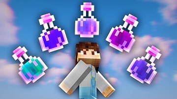 Minecraft but you get a RANDOM POTION EFFECT every 10 seconds...