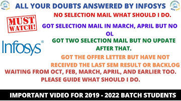 EVERYTHING YOU NEED TO KNOW ABOUT INFOSYS | NO SELECTION EMAIL | RESULT PENDING  | NO JOINING DATE