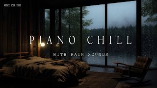 12 Hours - Rain and Piano Harmony for Deep Sleep - Relaxing Music for a Peaceful Night 🌧️🎹💤