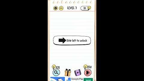 Level 7 Brain Test Game  Slide left to unlock