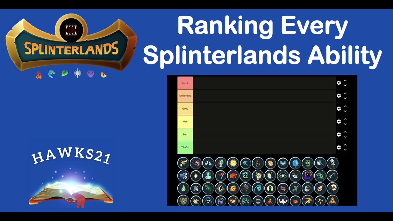 RANKING EVERY ABILITY IN THE GAME! | SPLINTERLANDS