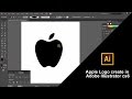How to create apple logo in adobe illustrator cs6