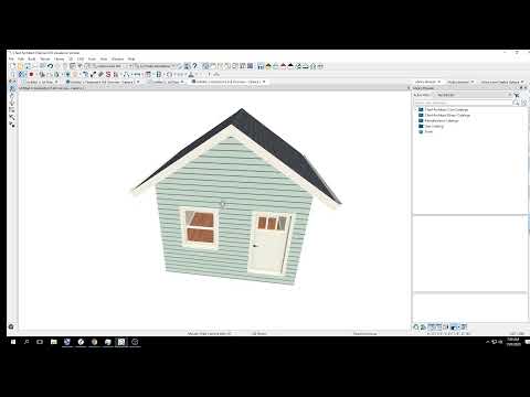 Simple Shed w/ 8:12 Gable Roof - Chief Architect X10