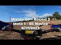 Waldo gp  round 3  moto 1  85 novice