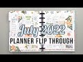 July 2022 Happy Planner Flip Through! After the Pen in my Big Catch-All &amp; Classic Creative Journal