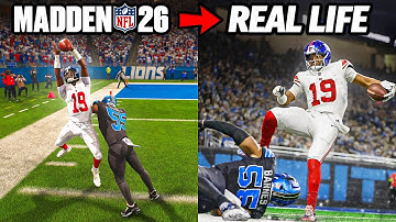 I Recreated TOP PLAYS From NFL Week 12 in Madden 26!