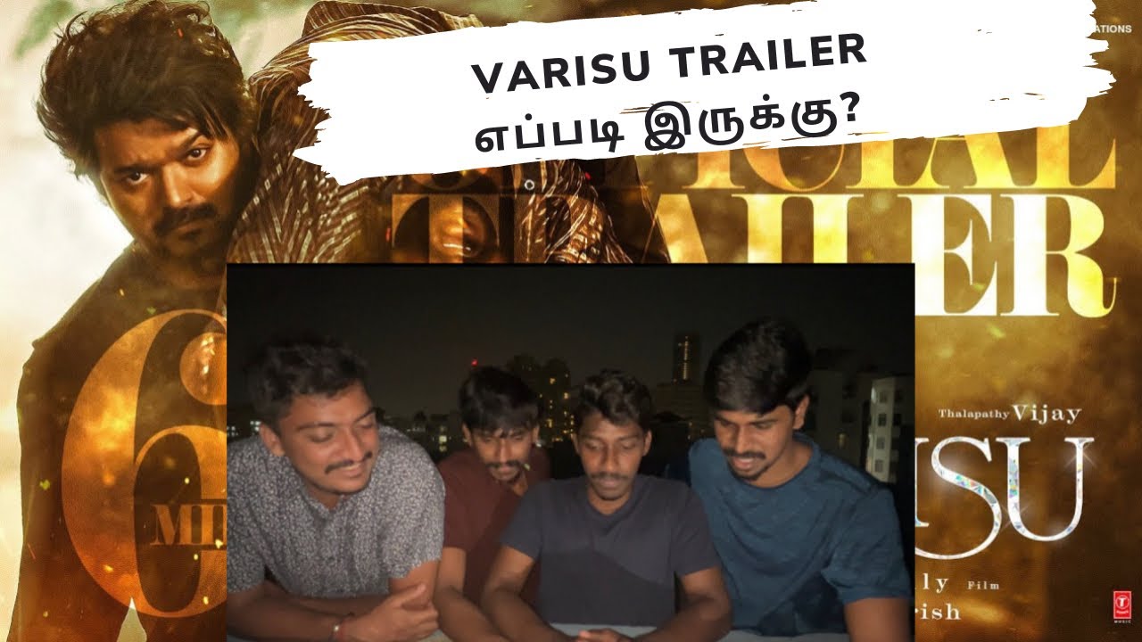 Varisu Trailer Reaction | Vijay | Vamsi | Sri Lanka | Varisu