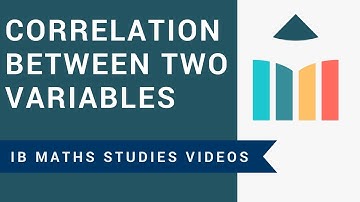 Correlation Between Two Variables (IB Maths Studies)