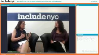 INCLUDEnyc LIVE: Get the Special Education Services You Want Through Mediation