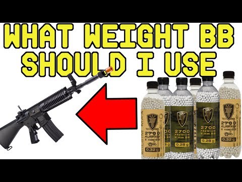 What Weight BB Should I use in my Airsoft Gun?