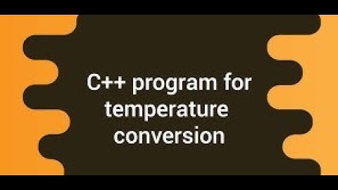 Write a program that gets temperature from the user in Celsius and convert it into Fahrenheit using