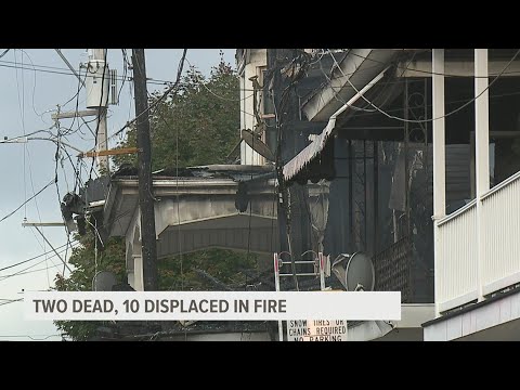 Two Dead and 10 Displaced in Fire in Dauphin County - YouTube