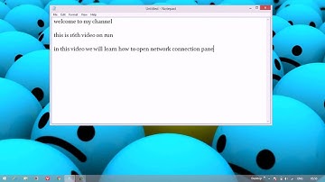 how to open network connection usong run