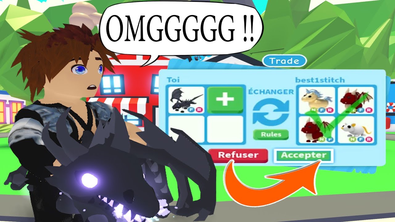 Картинки shadow dragon из adopt me