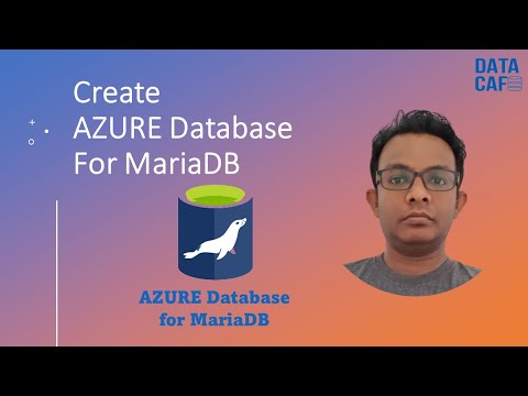 How to create AZURE Database for MariaDB | Create MariaDB Table | Insert Data into MariaDB table