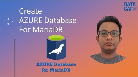 How to create AZURE Database for MariaDB | Create MariaDB Table | Insert Data into MariaDB table