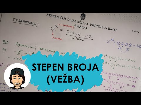 Video: Kako Izračunati Stepen Broja