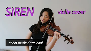 《SIREN》- SUNMI (이선미) Violin Cover (w/Sheet Music)