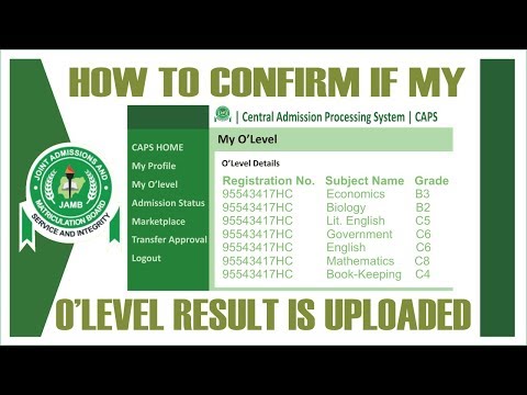 How to Check If My Olevel Result has been Uploaded to JAMB Portal