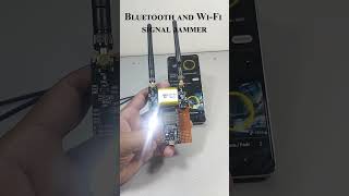 Bluetooth and WiFi signal jammer #esp32 #iot #electrical #electricalengineering #experiment