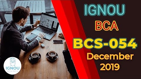 BCS-054 | December 2019 | Computer Oriented Numerical Techniques | BCA IGNOU | SelfStudies #bcs054