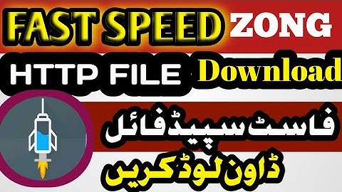 zong free internet file http injector || http injector vpn zong new file