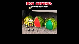 O BOB ESPONJA FOI PROVAR A MELANCIA E VEJA O QUE DEU  #shorts #animation