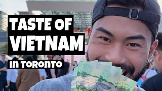 Rating Food at Taste of Vietnam in Toronto