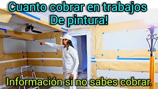 Cuánto cobrar por pintar Baseboards y Crown molding! como hacer un estimado para trabajos de pintura