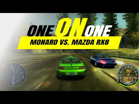 Mazda RX8 Vs Monaro VXR PURE ENGINE SOUND NFS Most Wanted