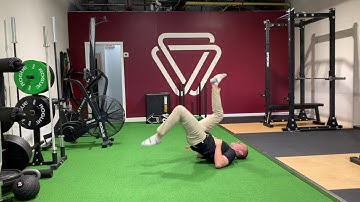 Single Leg Glute Bridge Jump