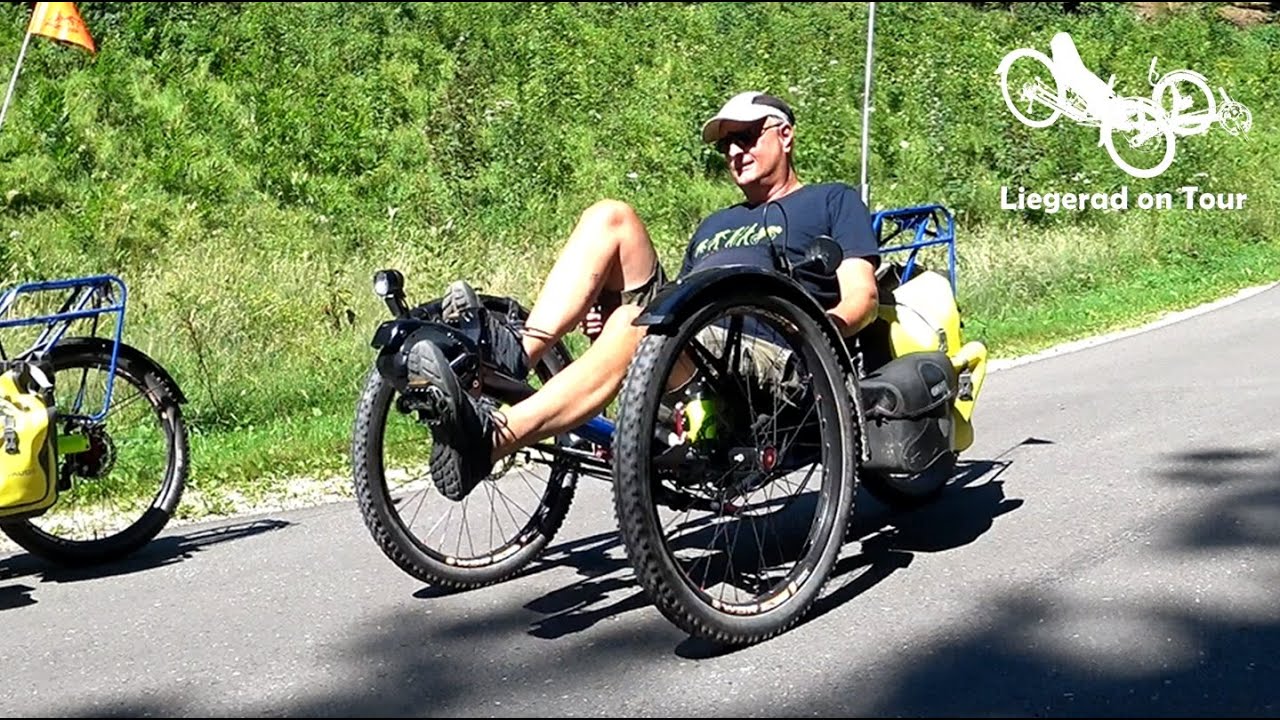 Liegerad on Tour im Schwarzwald zur Kalikutt bei Oberkirch / Oppenau
