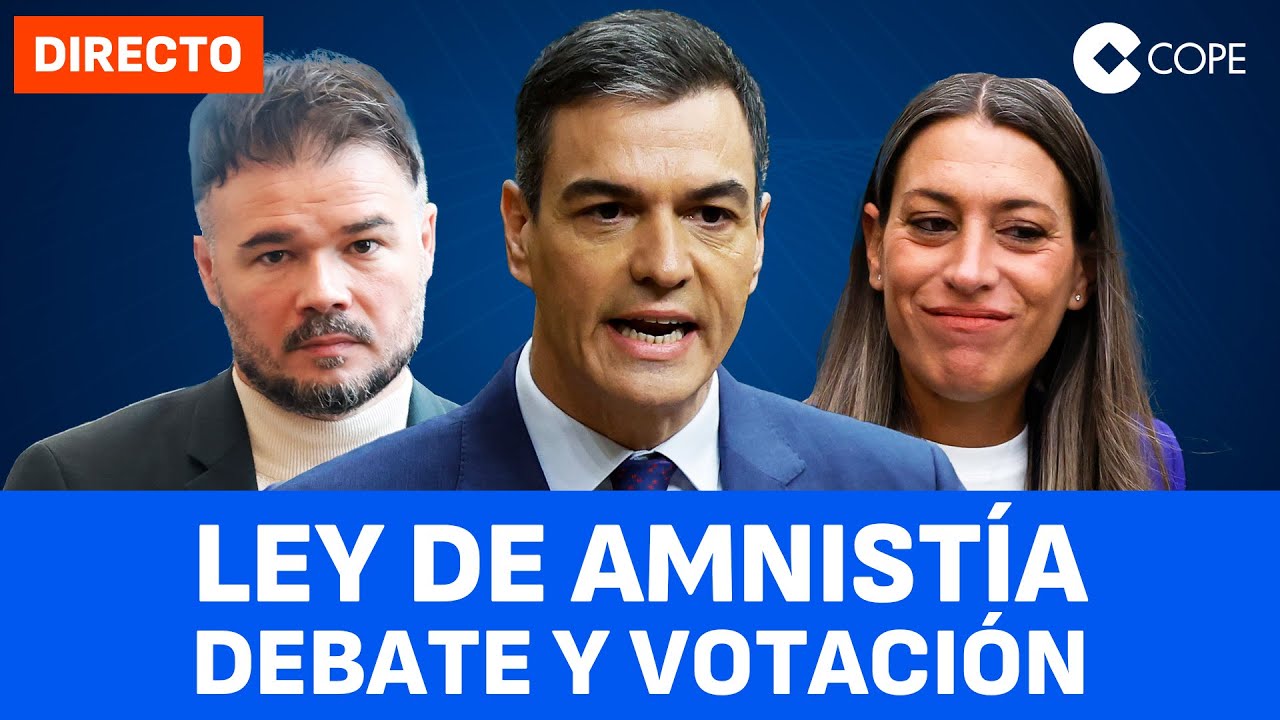 Ley de amnistía: debate y votación en el Congreso - YouTube