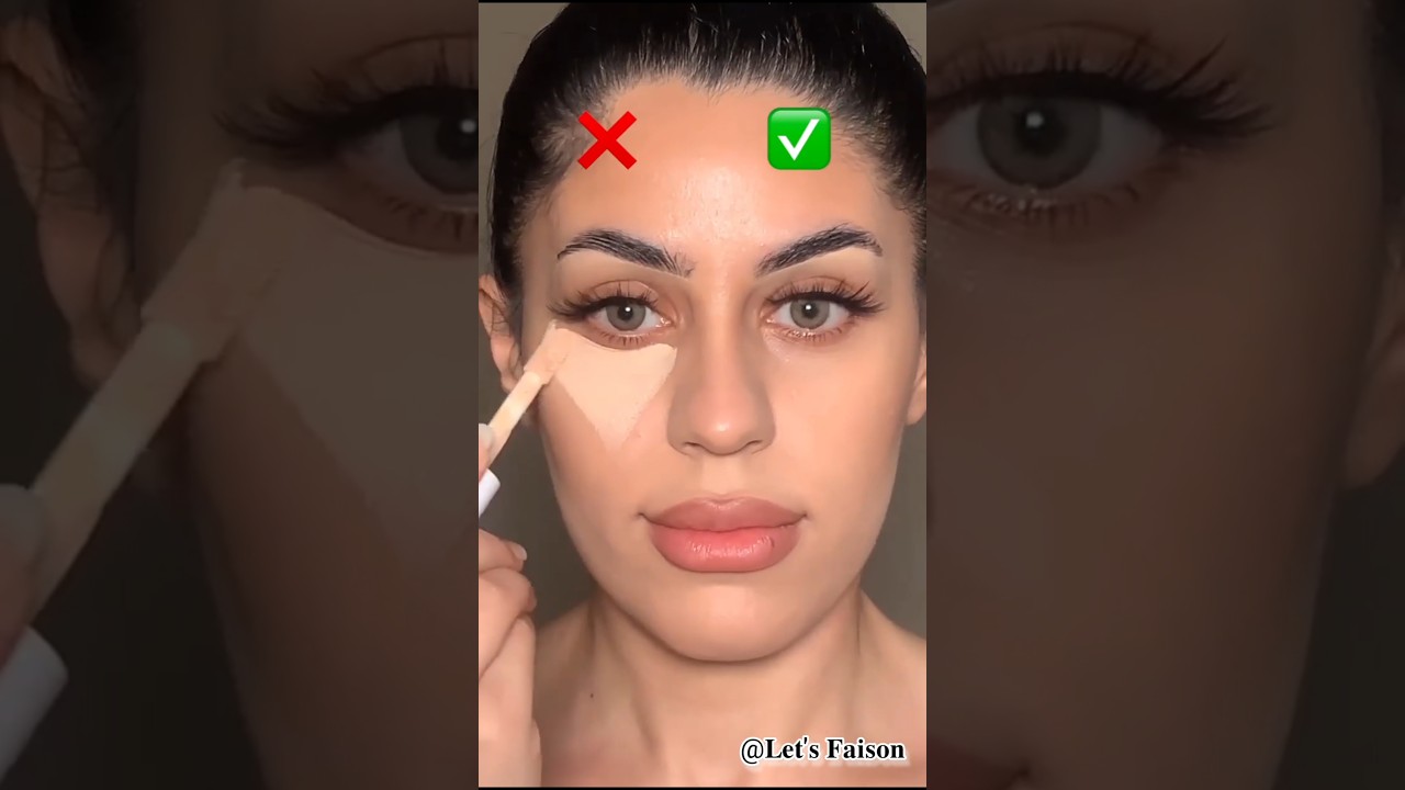 How to apply concealer correctly❣️