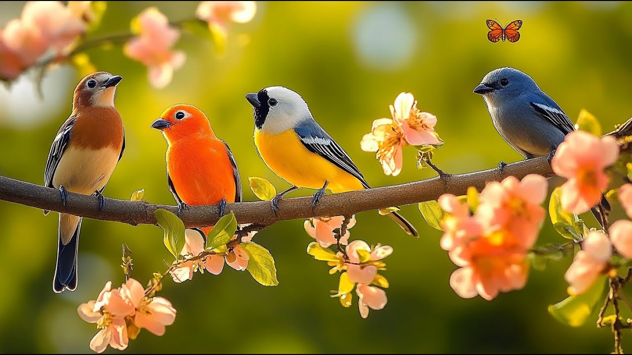Beautiful Relaxing Piano & Bird Sounds | Soothing Ambience for Peaceful Mind and Sleep