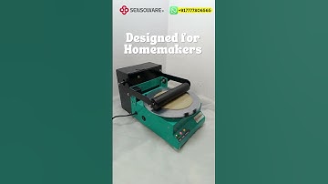 FM05 SmartRoll Prime – 8 Inch Automatic Roti & Chapathi Rolling Machine for Home | Sensoware