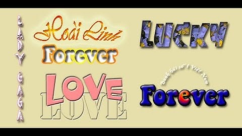 Xử lý văn bản trong Photoshop Cs6