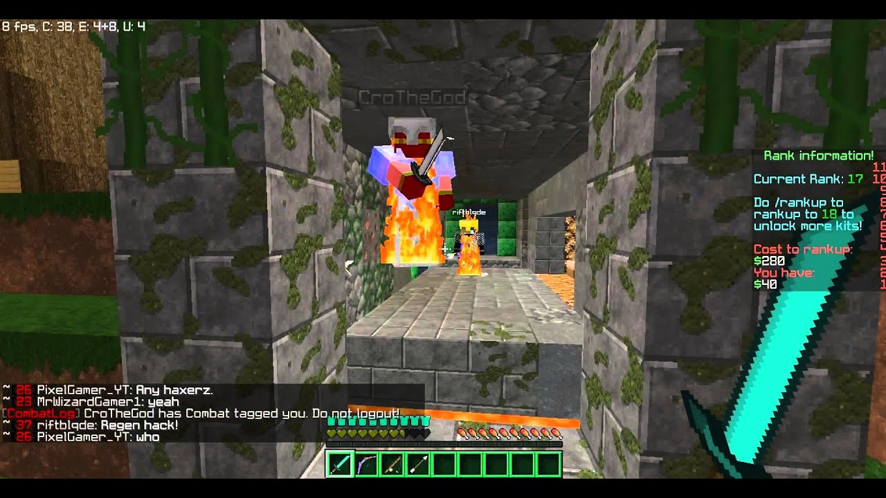 CroTheGod Hacking On ShadowxCraft net