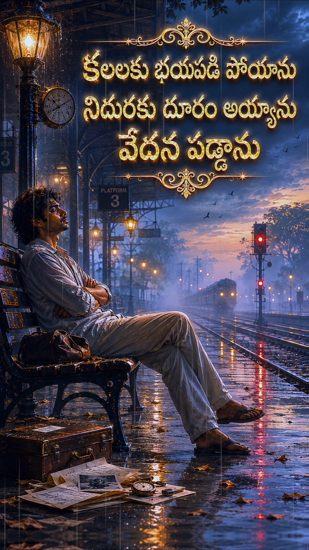 🎵ఎమోషనల్ లిరికల్ వీడియో స్టేటస్ - ShareChat