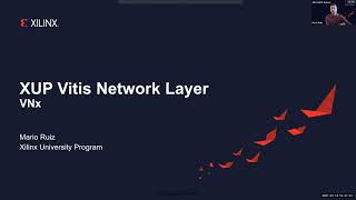 XUP Vitis UDP Network Example (VNx) for Alveo; Dr. Mario Ruiz (Xilinx University Program)