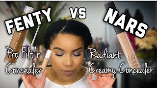 Concealer Battle Fenty Beauty Pro Filtr Concealer Vs Nars Radiant Creamy Concealer Lamonicas Lab