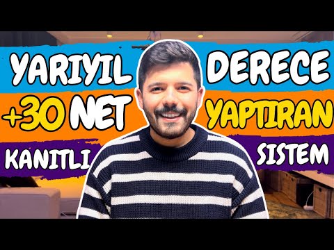 Yarıyıl Tatilinde +30 Net! | Kanıtlarıyla! | Derece Öğrencisi ÖZEL Sistemi!