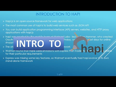 Introduction to Hapi