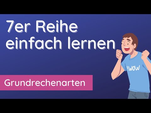 Die  Siebenerreihe 🤴 des kleinen Einmaleins | Königsaufgaben Methode