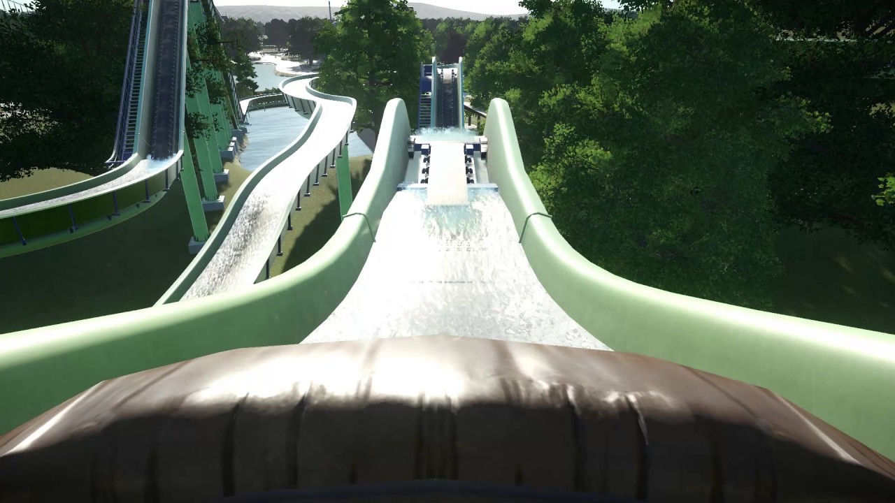 Planet Coaster - Kennywood Log Jammer Onboard POV