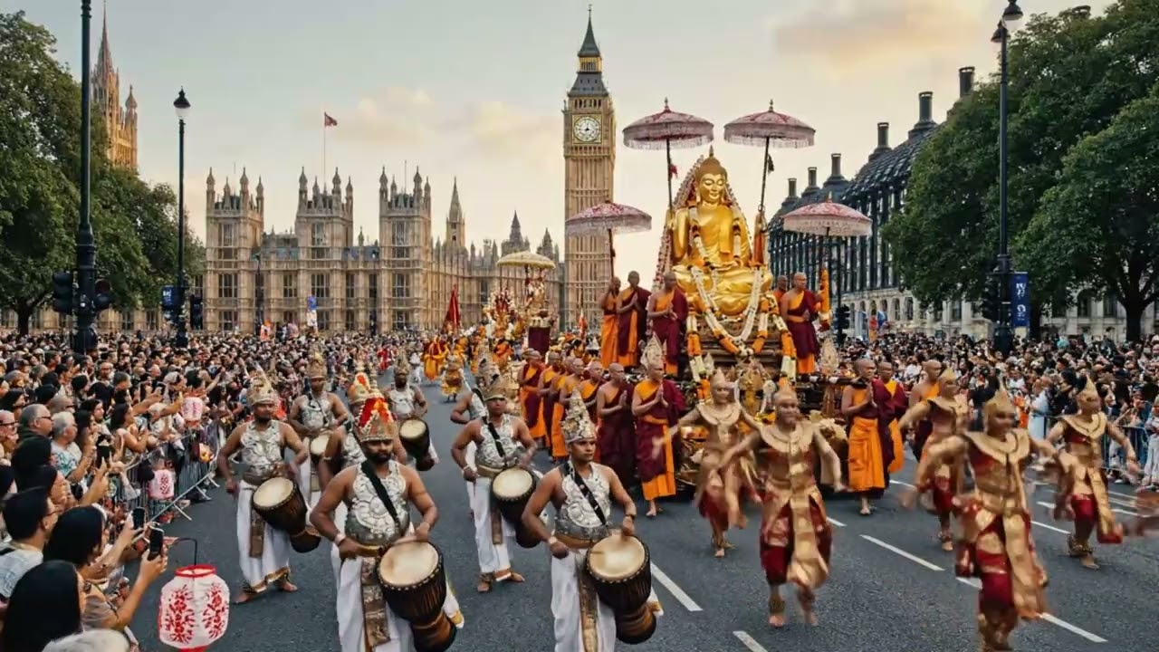 London Vesak 2025 – A Global Buddhist Festival with Shaolin Kung Fu, Drums & Sacred Processions