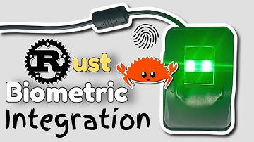Rust Biometric Integration Demo with @ZKTeco  4500 Fingerprint Scanner